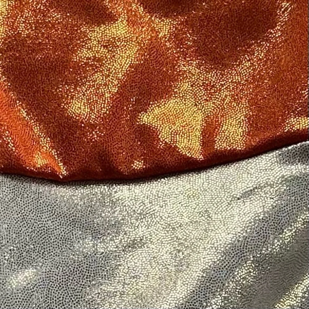 KIZZI DANCEWEAR Girl’s‎ Youth Unitard Burnt Orange & Champagne Metallic Sheen YL